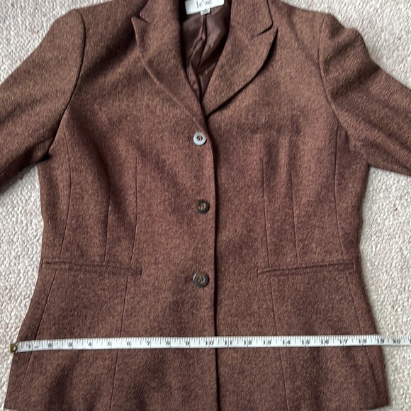 Le Suit vintage stylish herringbone suit 10 - Picture 12 of 15